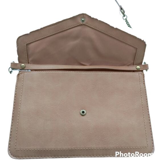 Universal Thread Crossbody Tan with Sherpa Bag - Picture 3 of 7